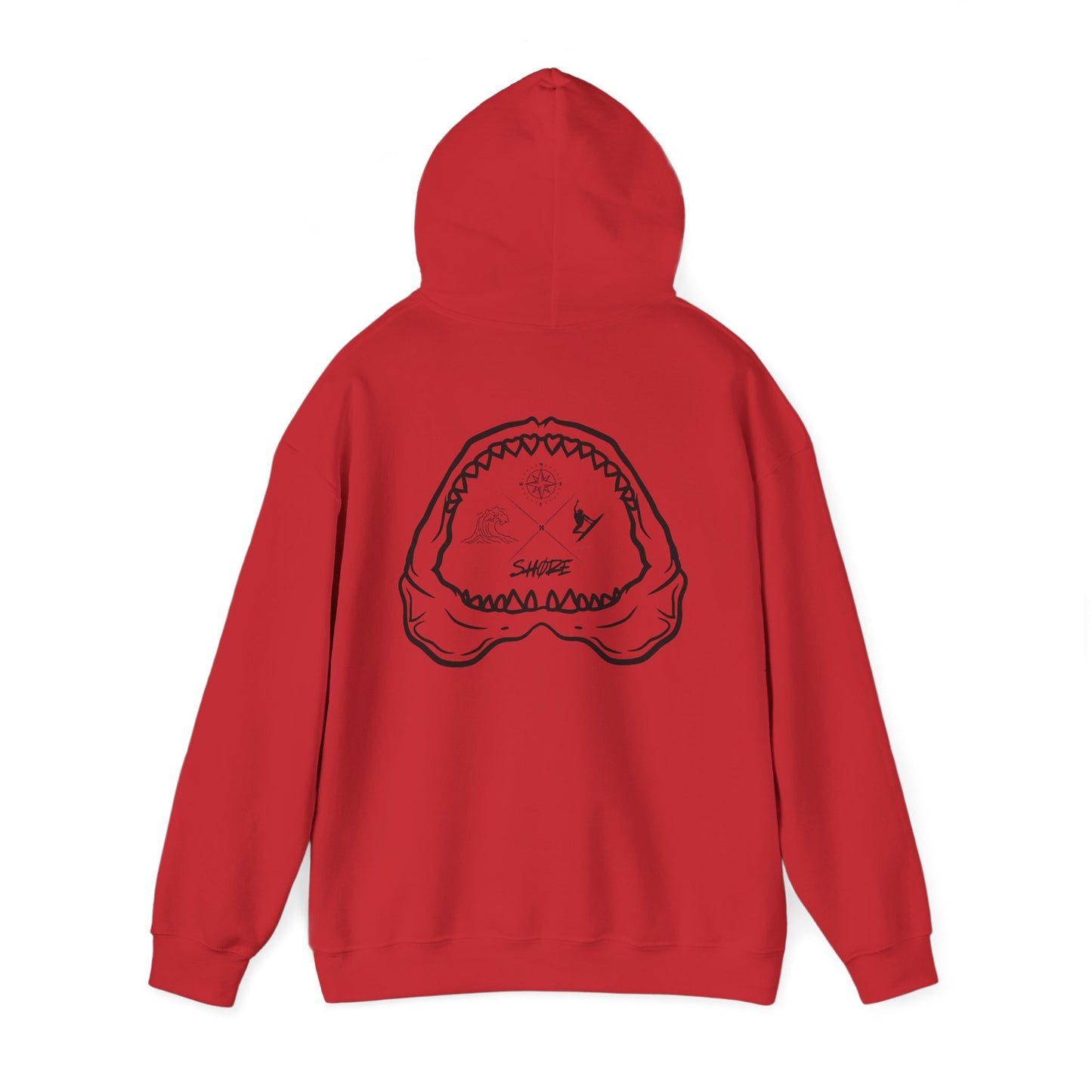 Oversized Shark Jaw Hoodie