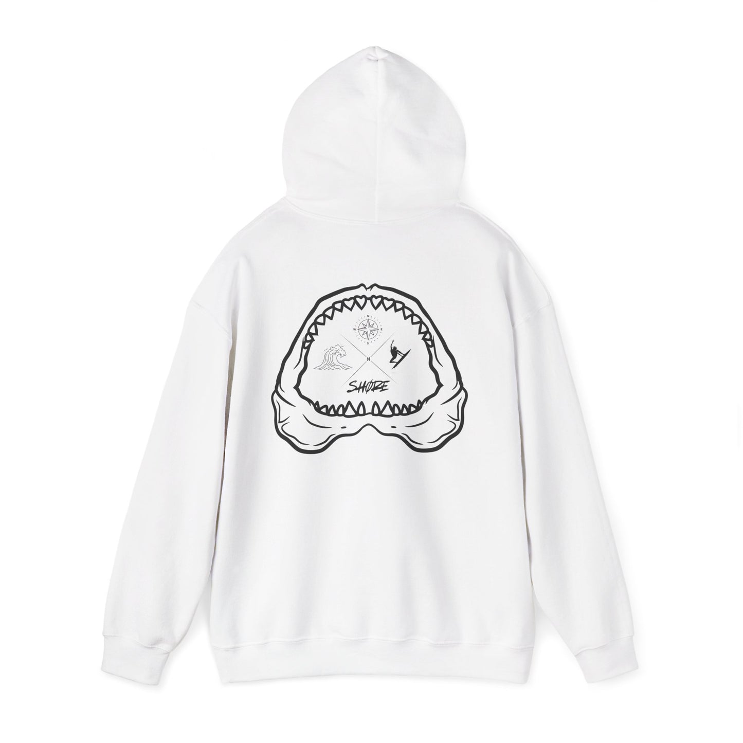 Oversized Shark Jaw Hoodie
