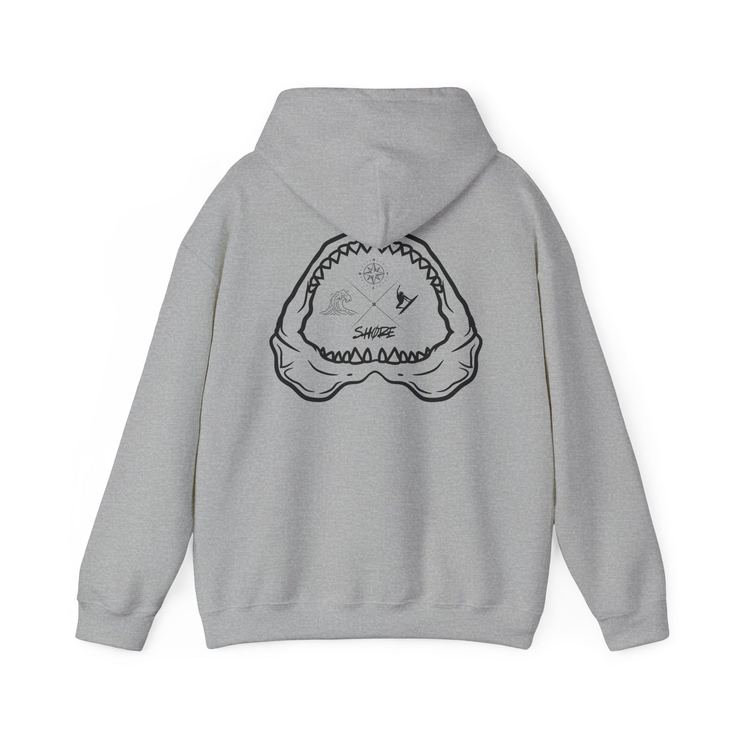 Oversized Shark Jaw Hoodie