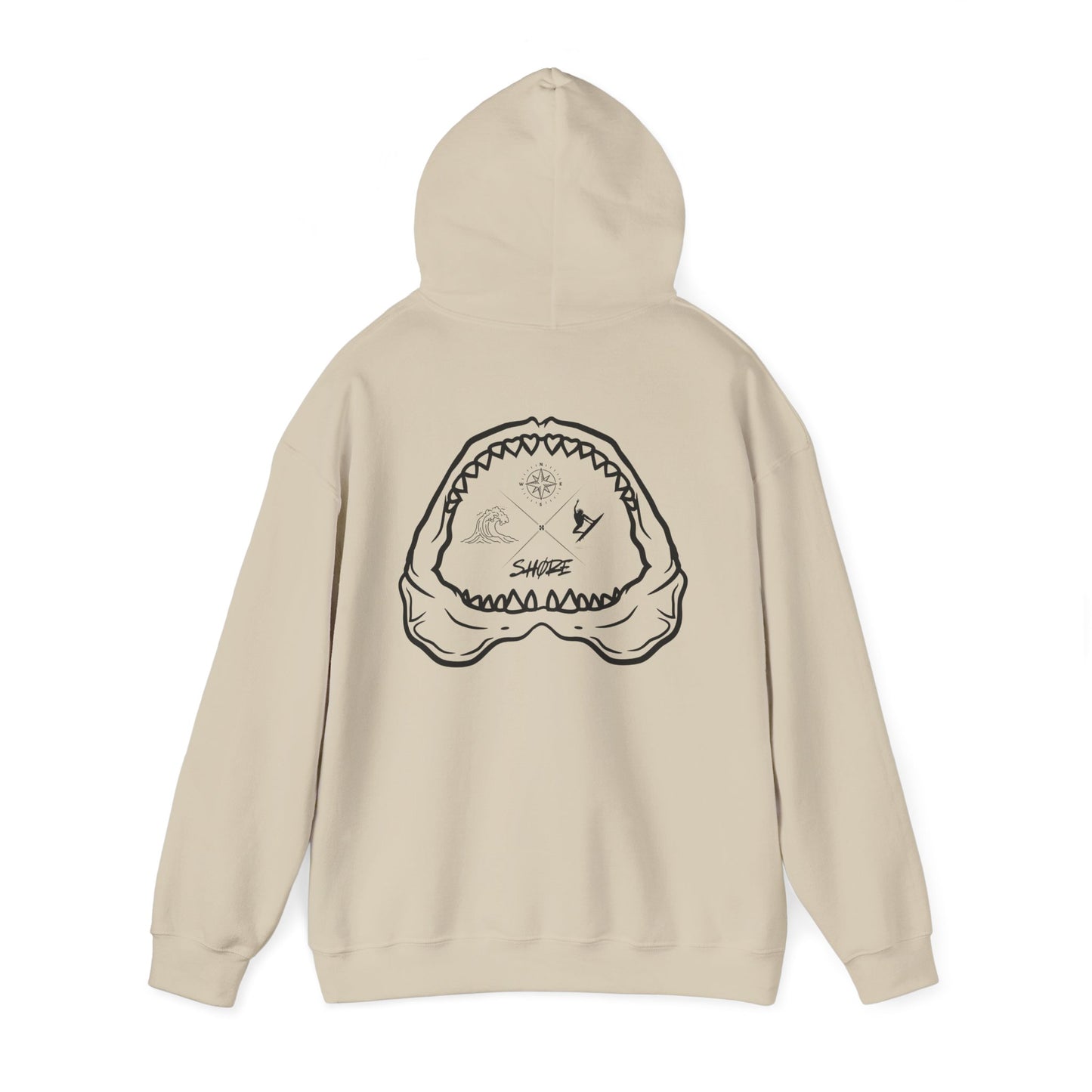 Oversized Shark Jaw Hoodie