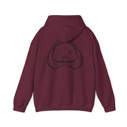 Oversized Shark Jaw Hoodie