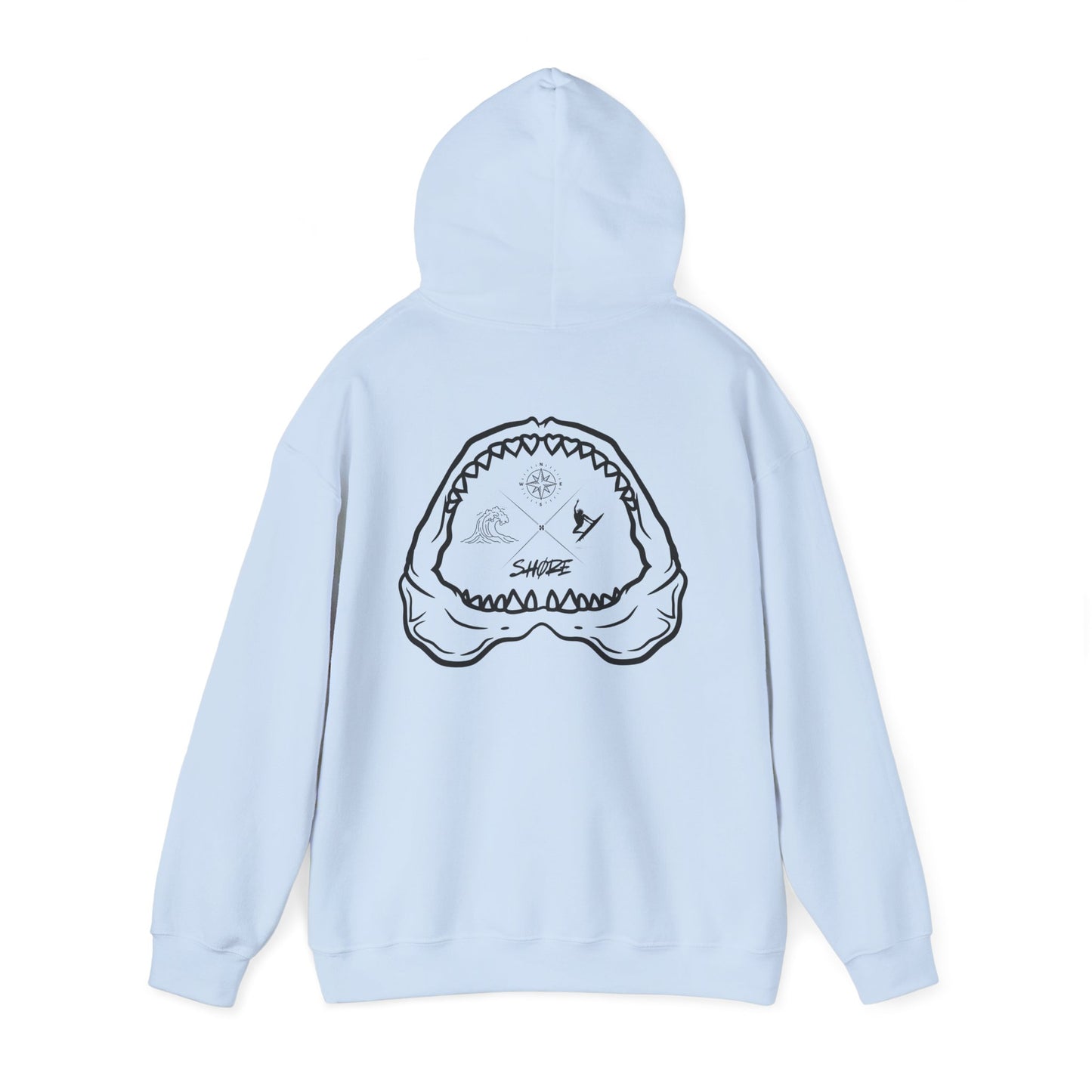 Oversized Shark Jaw Hoodie
