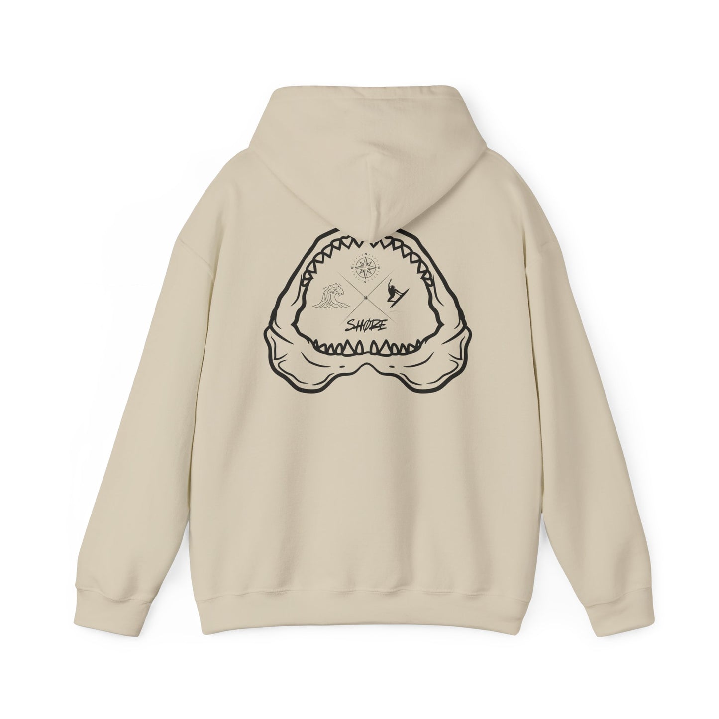 Oversized Shark Jaw Hoodie
