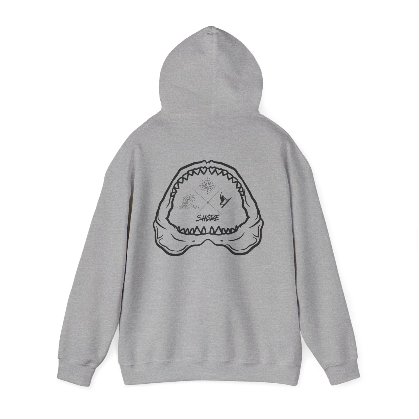 Oversized Shark Jaw Hoodie