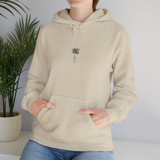 Palm Tree Embroidered Hoodie