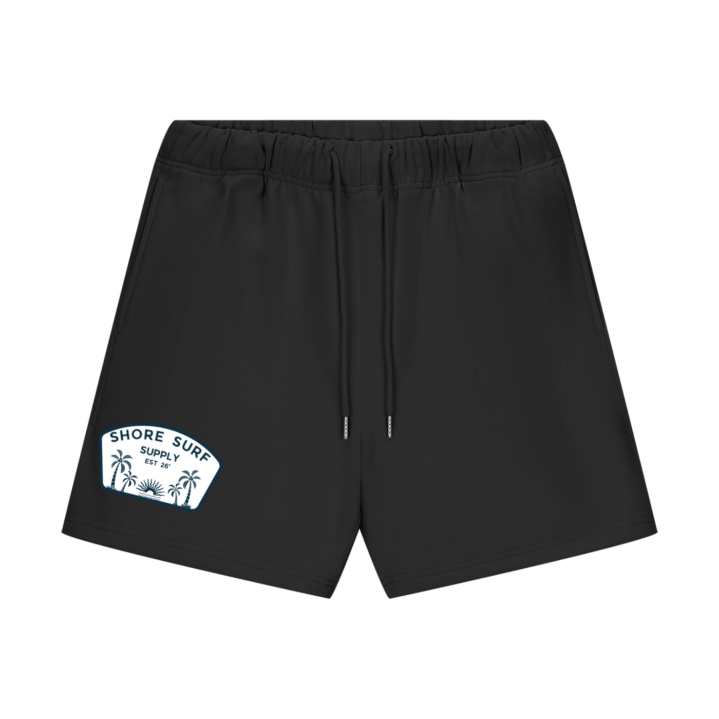 Shore Logo Loose Fit Beach Shorts